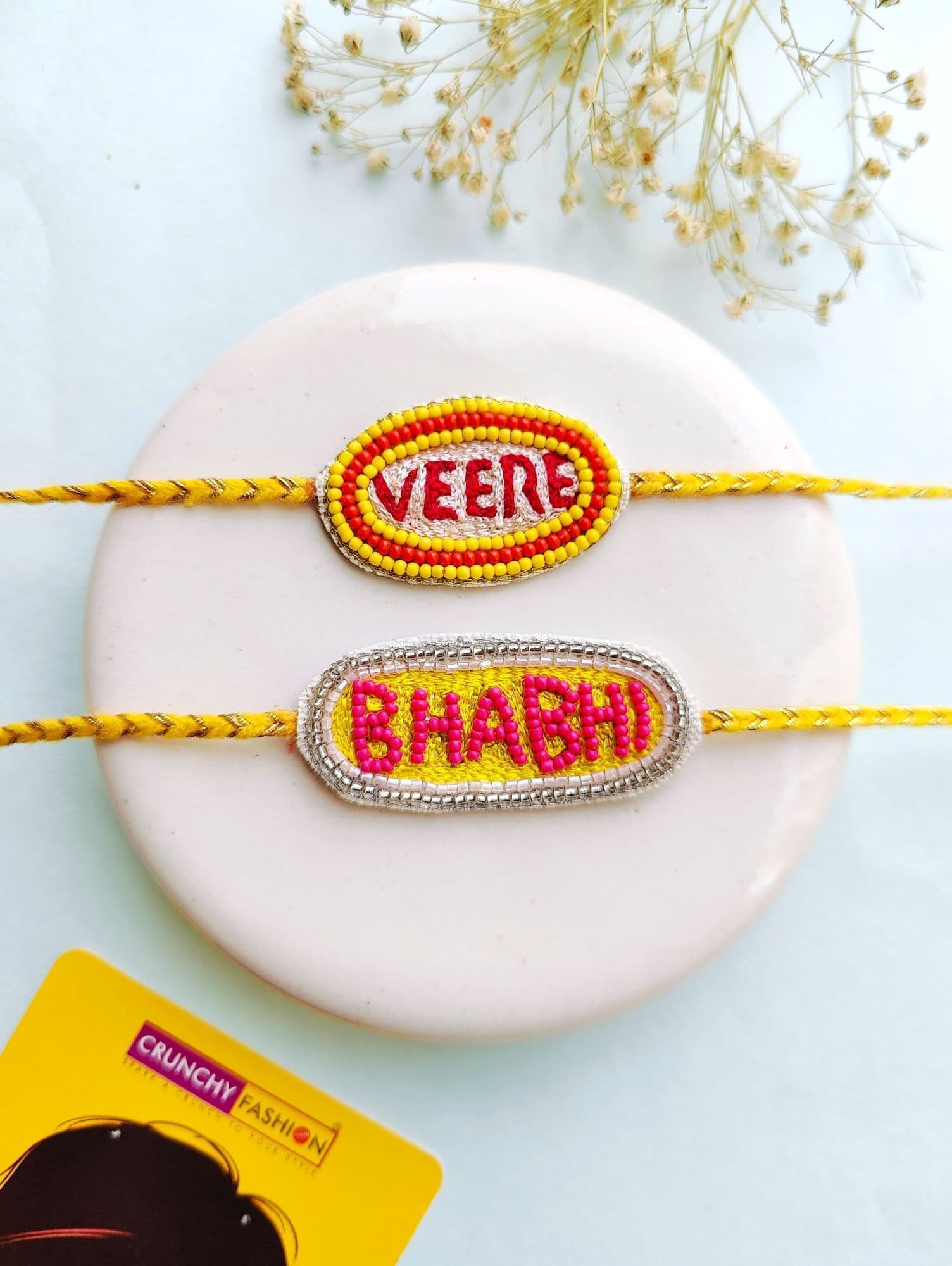 Premium Handmade Veere Bhabi Rakhi Set for Bhaiya Bhabhi