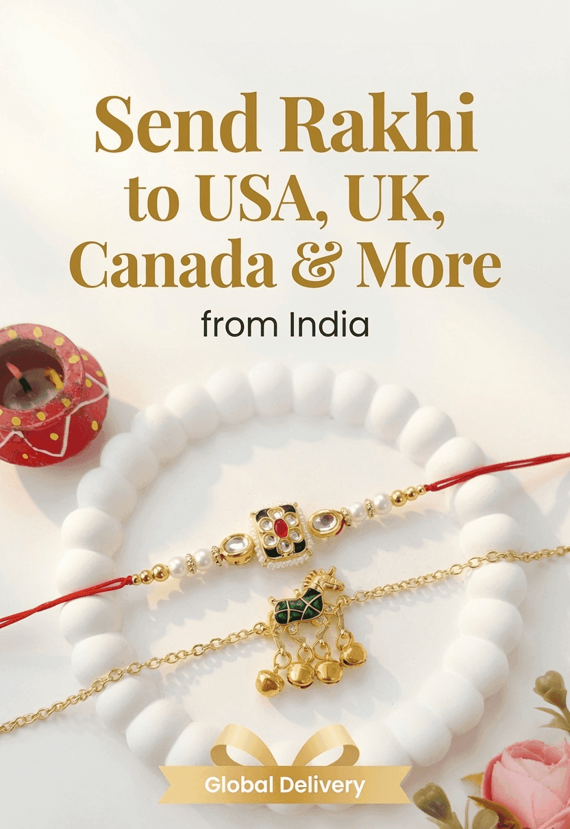 How to Send Rakhi to USA, UK, Canada & More from India