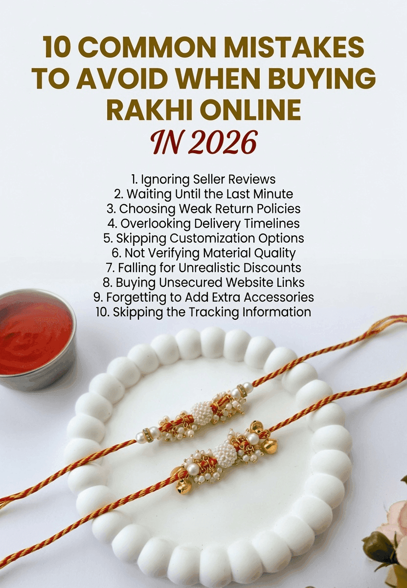 10 Common Mistakes to Avoid When Buying Rakhi Online in 2026