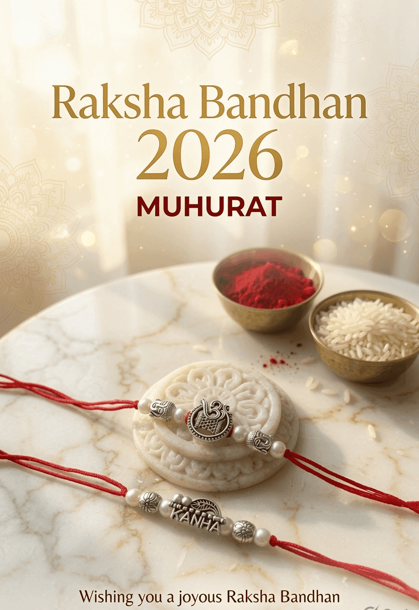 Raksha Bandhan 2026 Muhurat: Best Time to Tie Rakhi & Puja Timings